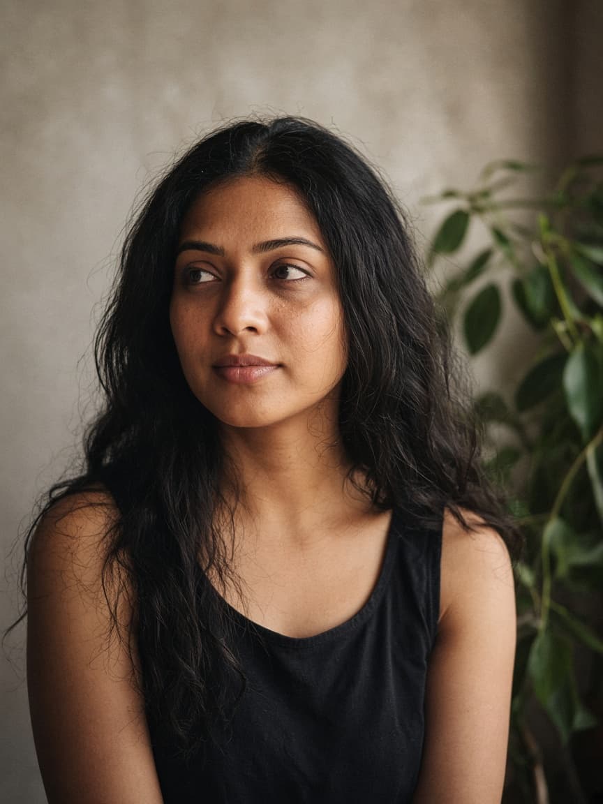 Sample portrait of Riya, a fictional member in Bengaluru